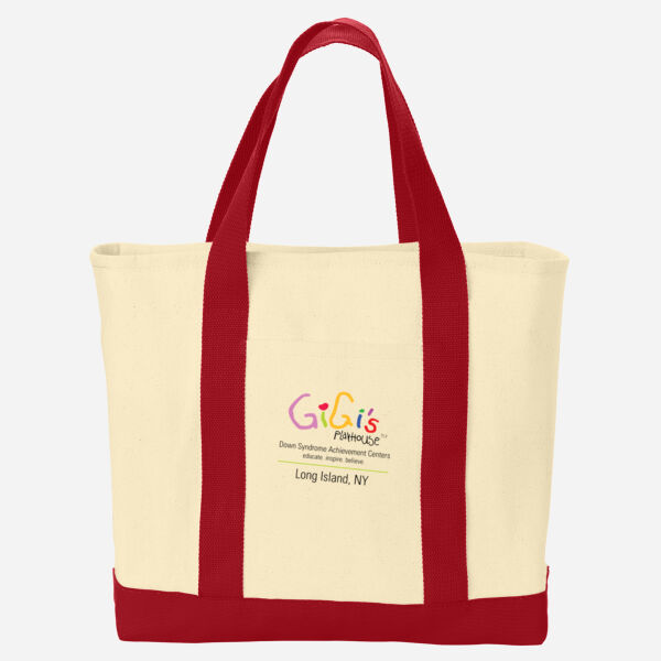 Ideal Twill Two Tone Shopping Tote Thumbnail