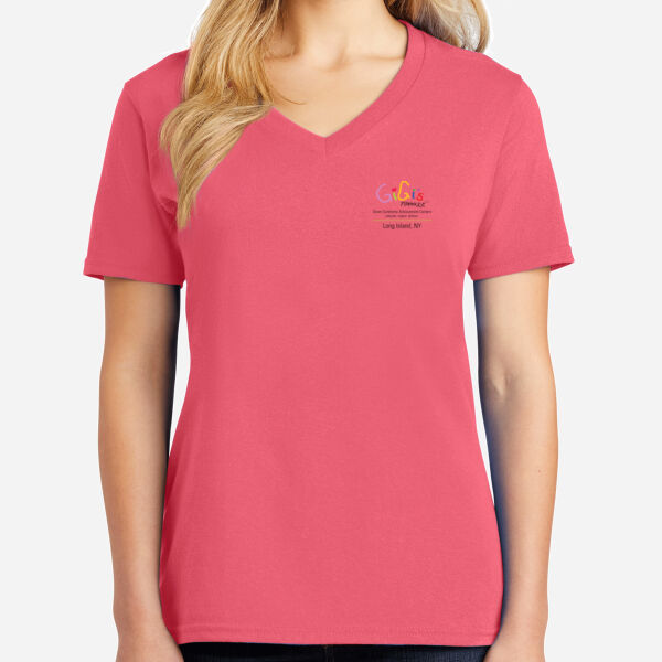 Ladies Core Cotton V Neck Tee Thumbnail